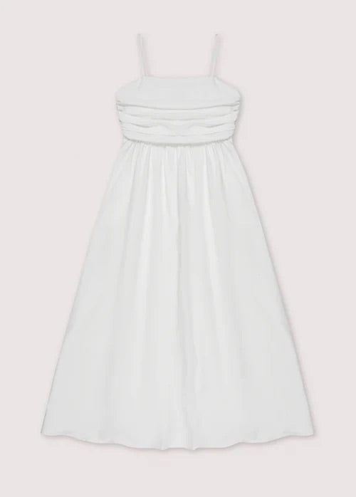 The New Society - White Bel Air Dress 