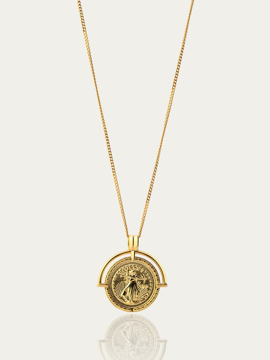 Marianne gold plated silver necklace